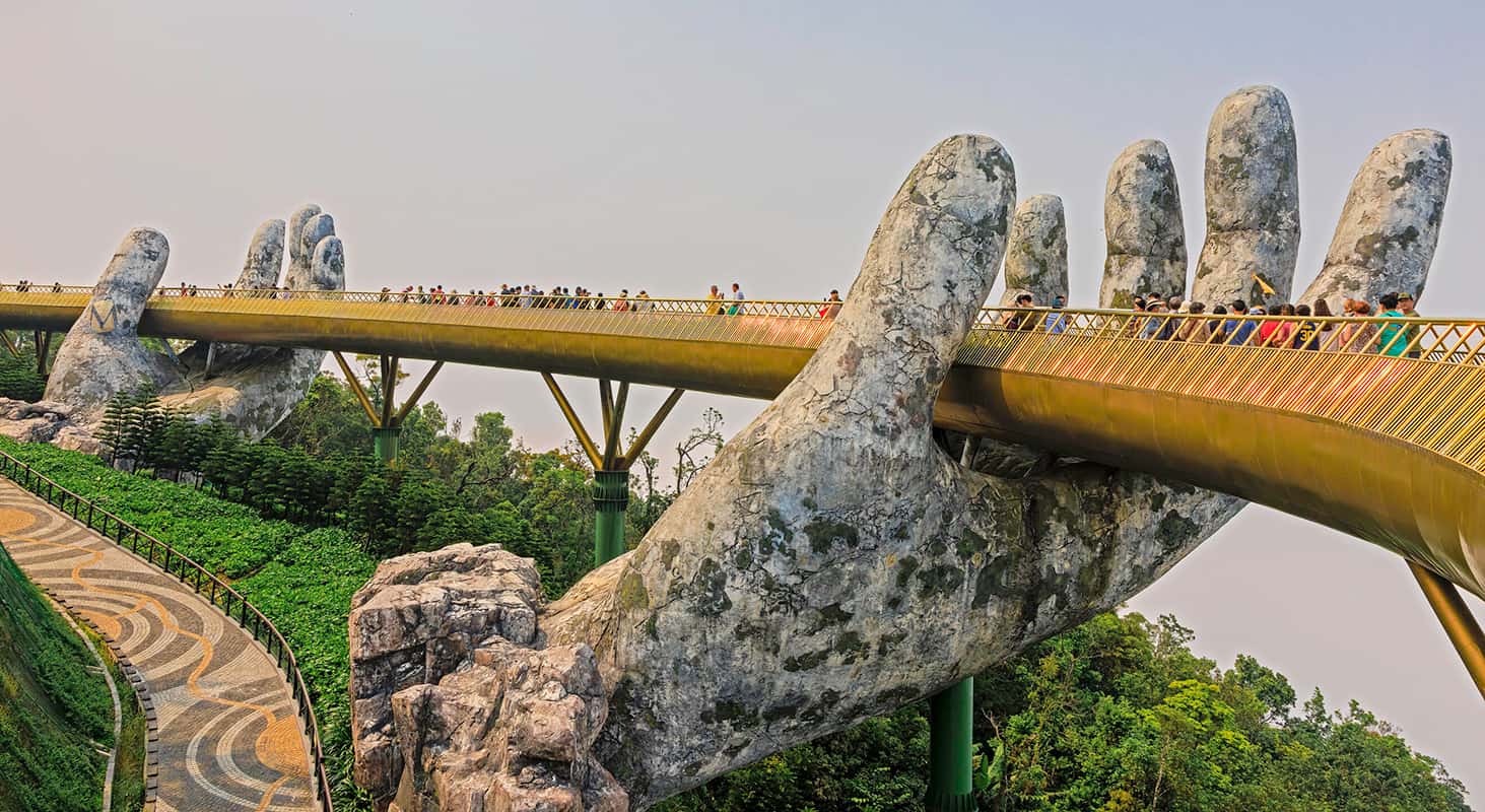 The Golden Bridge on Ba Na Hills